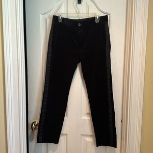 Diesel 🔥Black gold velvet black pants